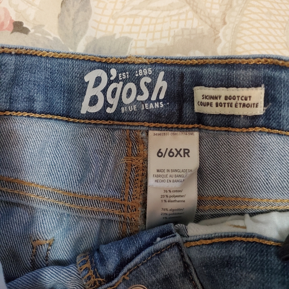 Girls B'GOSH Jeans (Size 6/6xr) - Picture 3 of 3
